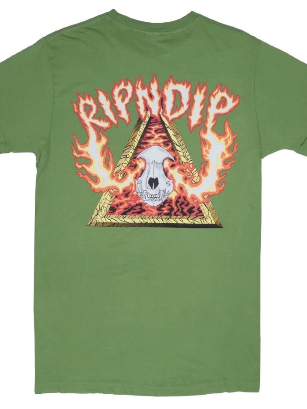 RIPNDIP "Inferno" TShirt, Olive, XL